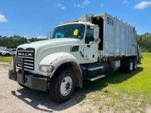 2014 Mack GU713 Rear Load Garbage Truck, VIN # 1M2AX04C2EM021187