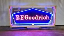 Original BF Goodrich Tin Neon Sign