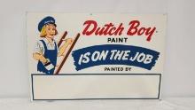Original Dutch Boy Paint Tin Sign
