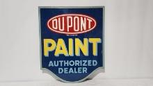 Original Dupont Paint Tin Sign