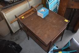 2 Vintage Tables with Contents