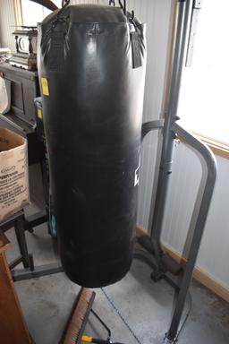 Technical Knockout with Punching Bag and Speed Bag