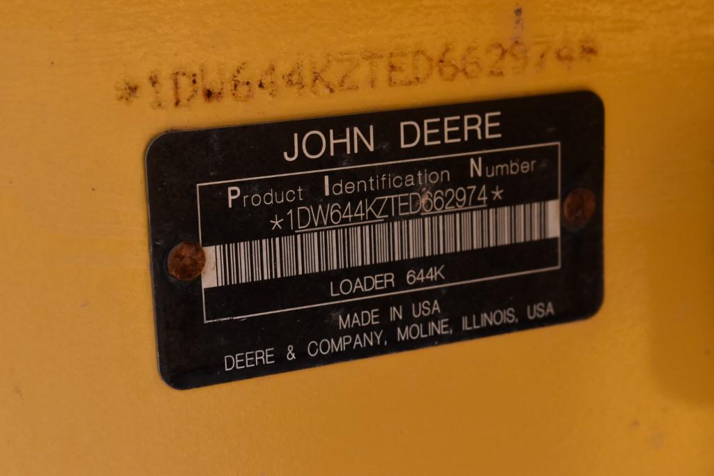 2014 John Deere 644K Articulating Wheel Loader