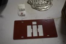 International Harvestor License Plate