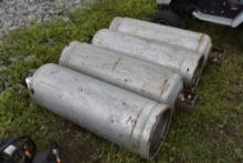 4 Propane Tanks