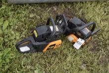 2 Poulan Pro Chainsaws