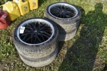 4 Crosswinds 225/40R18 Tires on Mitsubishi 5 Lug Rims