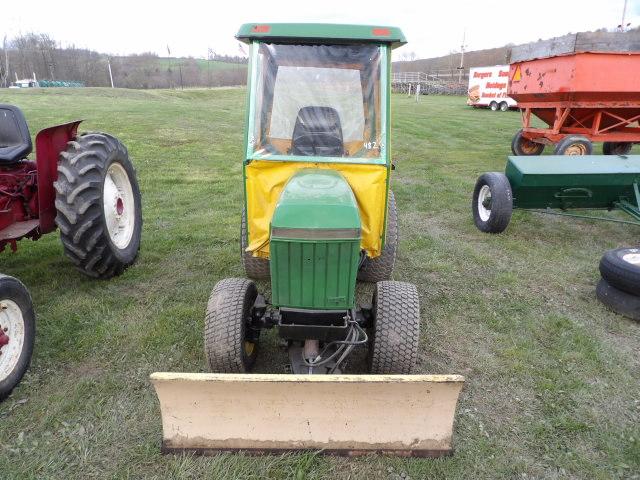 John Deere 755 4wd Compact Tractor w/ Cab & Power Angle Blade, Diesel, 1682