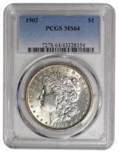 1902 $1 Morgan Silver Dollar PCGS MS64