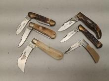 (5Pcs.) ASSORTED PARKER CUTLERY CO. KNIVES