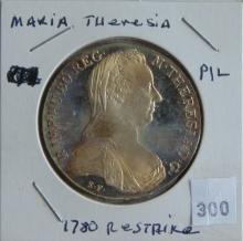 1780 (restrike) Austria Maria Theresa Thaler