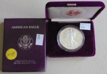 1989-S Proof Silver Eagle.