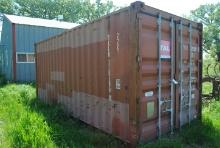20' by 8' Container, contents not included