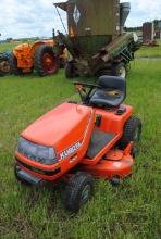 Kubota OHV T1700X riding mower with 46" deck, runs but something is in the gas
