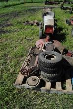 Gravely Super & Gravely tractor, both run, both have front mount mowers, extra parts, tiller, reel m