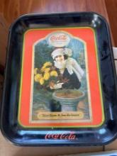 Coca Cola metal serving trays.......Shipping