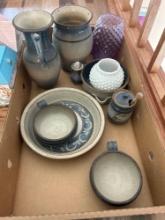 Assorted pottery.