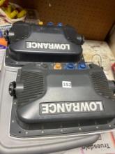 Pair of Lowrance Fish Finders - Monitors only! Wiring and Brackets stay on Boat