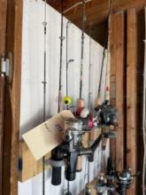4 Assorted Ice Fishing Rods & Reels