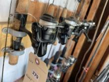 5- Assorted Ice Fishing Rods & Reels
