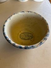 J. C. Dyson Spongeware Crock bowl Manilla, IA......Shipping