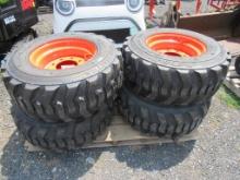 (New) 12-16.5 Tires & Wheels for Bobcat (set of 4)