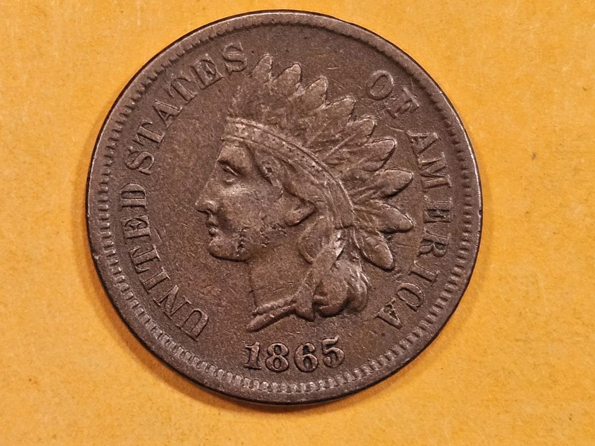 Better Date 1865 Indian Cent