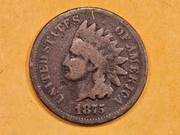 Better Date 1875 Indian Cent