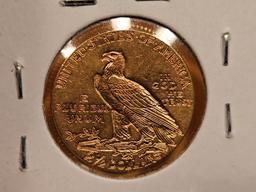 GOLD! Brilliant About Uncirculated 1912 Gold $2.5 Dollars