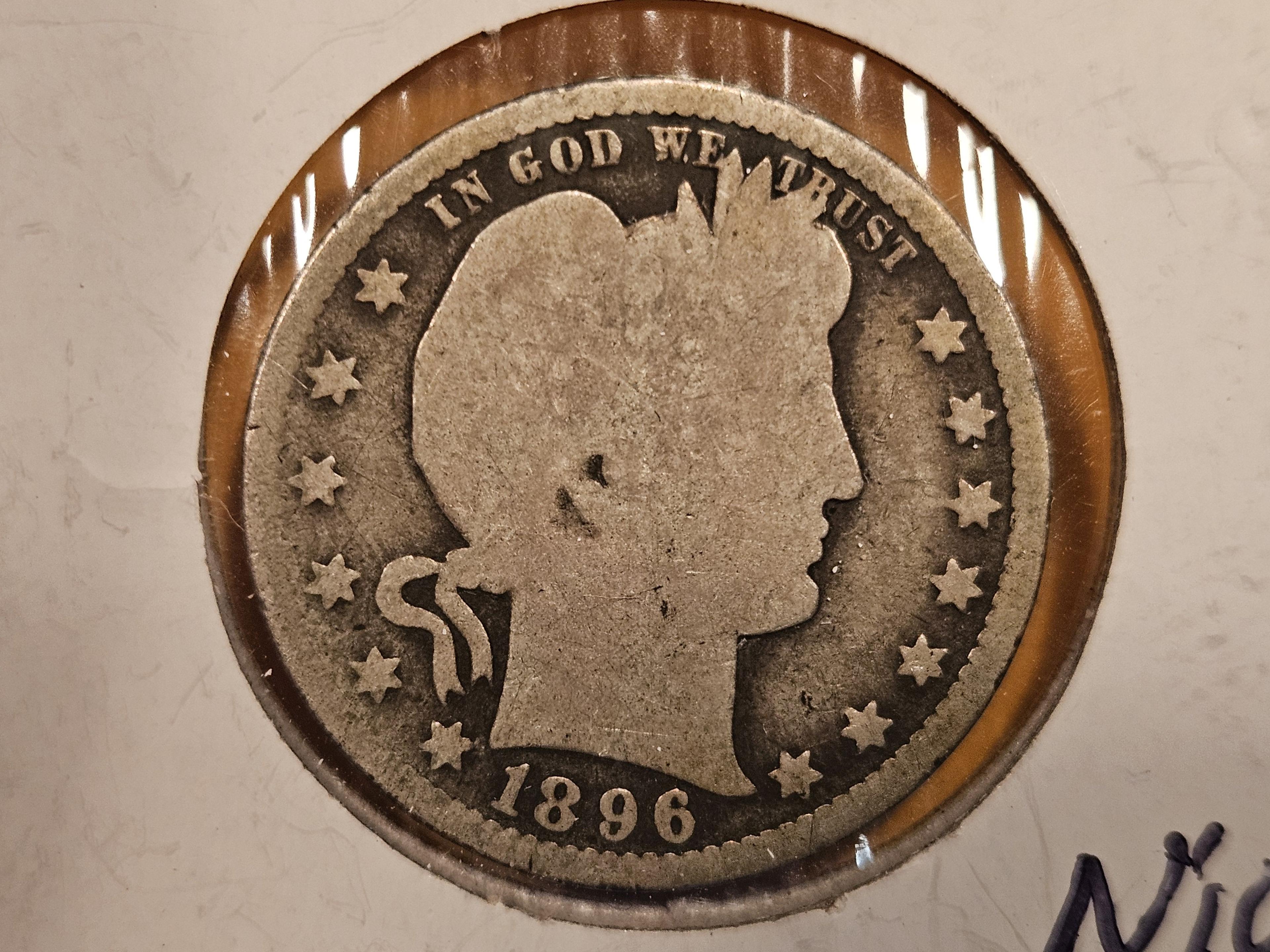 * Semi-key 1896-O Barber Quarter