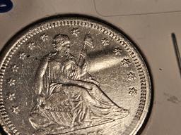 ERROR? 1876-S Seated Liberty Quarter