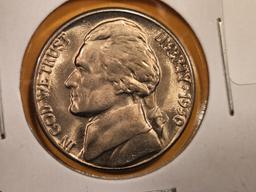 * KEY DATE! Very Choice Brilliant Uncirculated 1950-D Jefferson Nickel