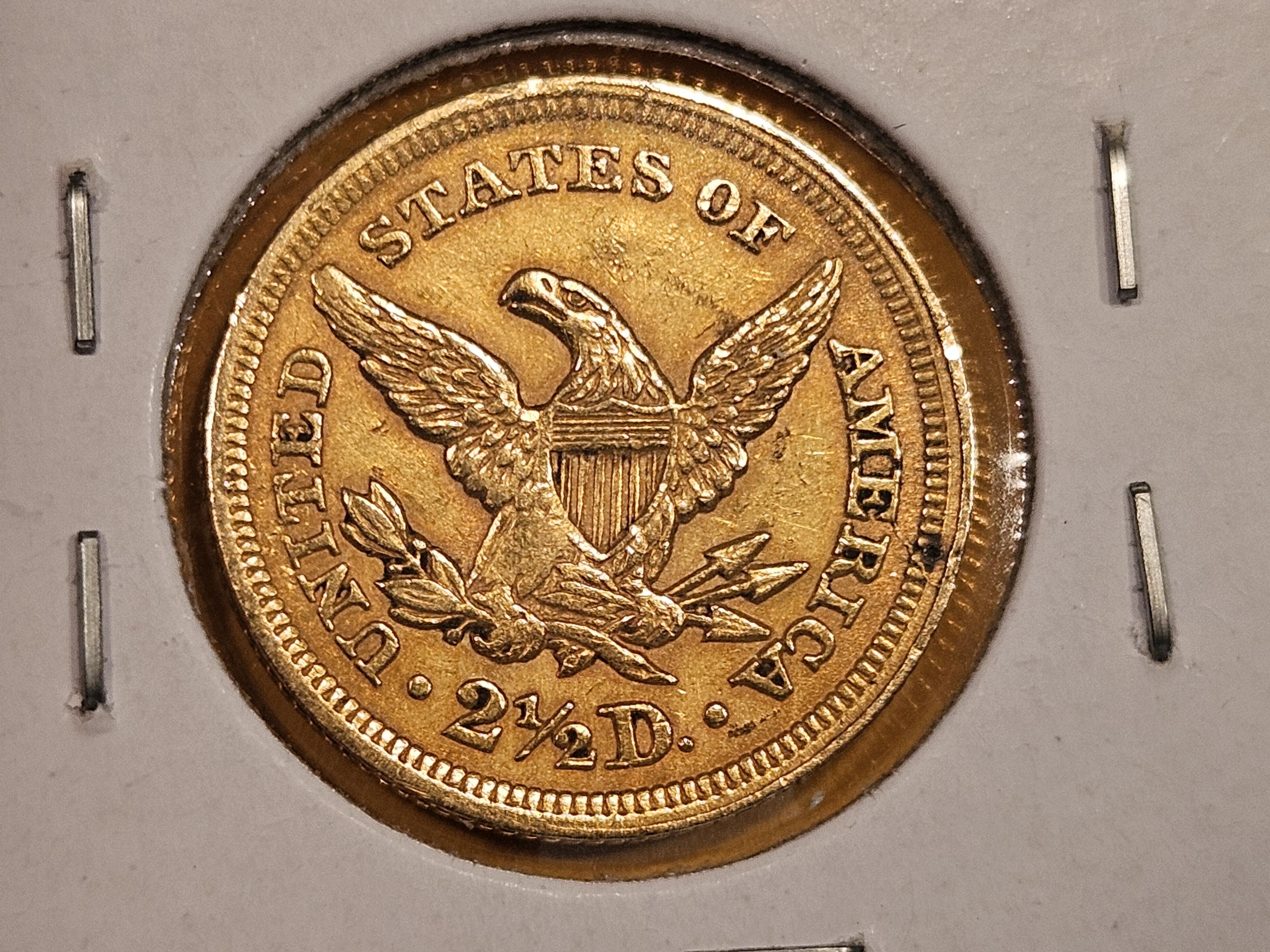 * GOLD! Better Date 1853 Liberty Head $2.5 Dollar in Brilliant About Uncirculated