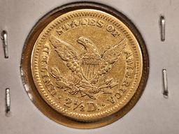 GOLD! Bright 1905 Liberty Head gold $2.5 dollars