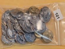 Bag full of Proof Bahamas coins
