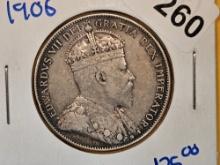 Better 1906 Canada fifty cents