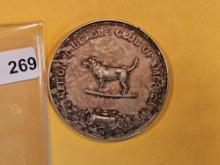 Unique, 1941 National Beagle Club of America High Relief Medal