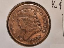 1828 Classic Head Half-Cent