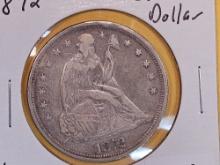 * 1872 Seated Liberty Dollar in Very Fine