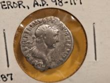 ANCIENT! Roman Empire Trajan Emporer AD 98 - 117