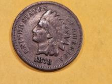 Semi-Key 1878 Indian Cent