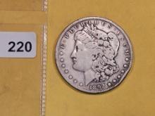 * Semi-Key 1892-S Morgan Dollar