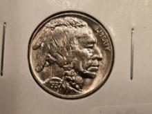 GEM Brilliant Uncirculated 1937-D Buffalo Nickel