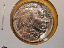 GEM Brilliant Uncirculated 1938-D Buffalo Nickel