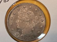 Choice Brilliant Uncirculated 1883 With Cents Liberty "V" Nickel