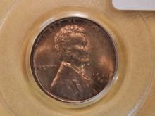 GEM! PCGS 1941-S Wheat Cent in Mint State 66 RED