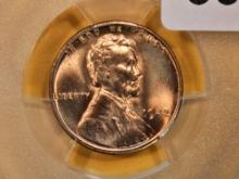 GEM! PCGS 1942 Wheat Cent in Mint State 66 RED