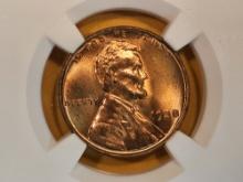 GEM! NGC 1938 Wheat cent in Mint State 66 RED