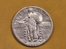 * Semi-Key 1920-D Standing Liberty Quarter