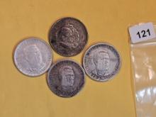 Four more Commemorative silver half dollars